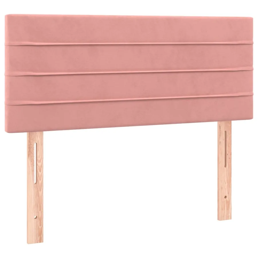 Tête de lit à LED Rose 80x5x78/88 cm Velours - 4