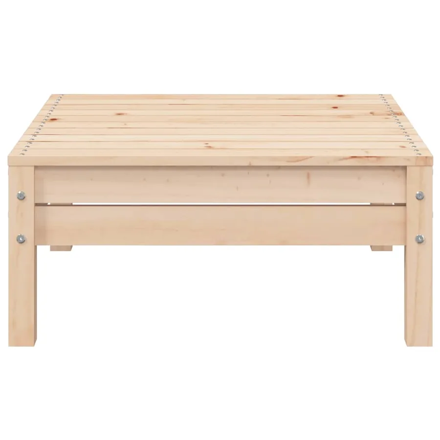 Salon de jardin 3 pcs avec coussins gris Bois de pin massif - 10