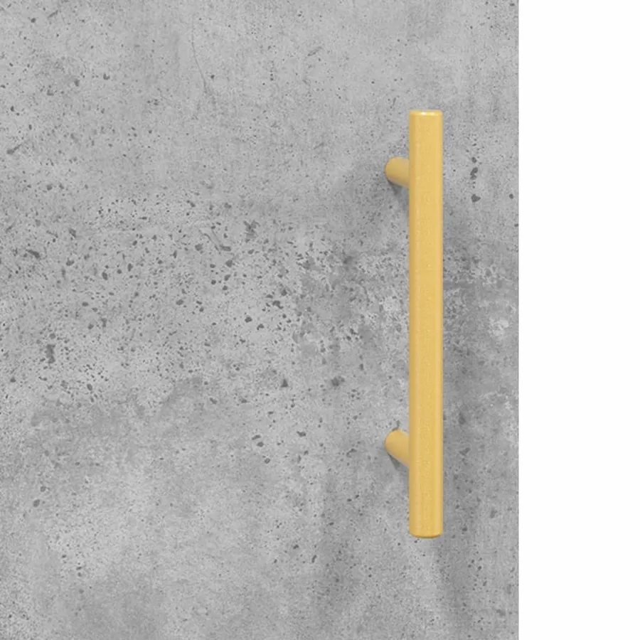 Buffet haut Gris béton 69,5x34x180 cm Bois d'ingénierie - 10