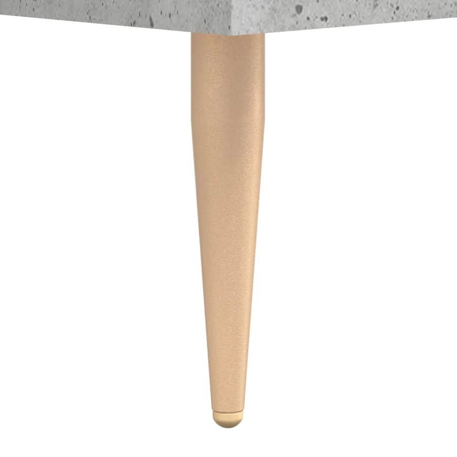 Buffet haut Gris béton 69,5x34x180 cm Bois d'ingénierie - 11