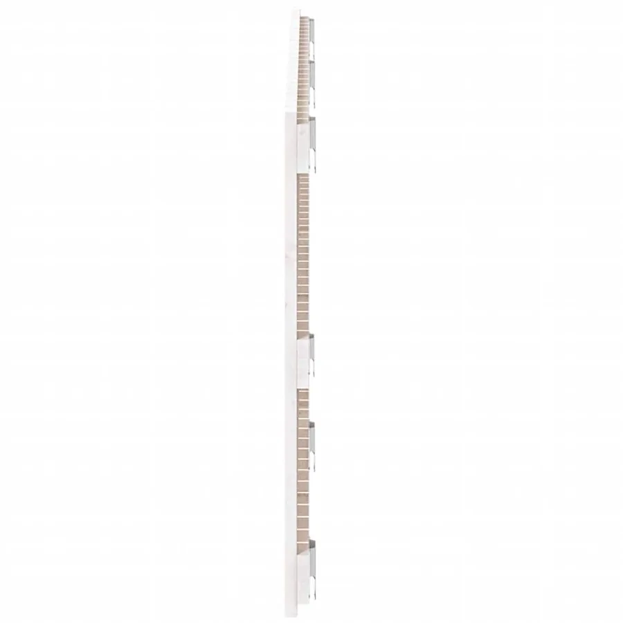 Tête de lit murale Blanc 147x3x60 cm Bois massif de pin - 5