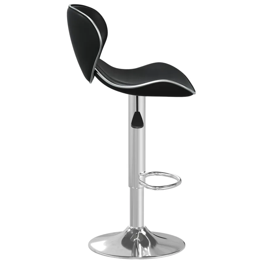 Tabouret de bar Noir Similicuir - 4