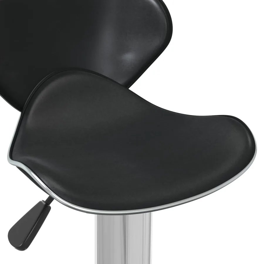 Tabouret de bar Noir Similicuir - 7