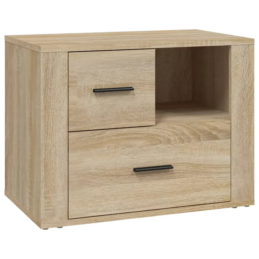 Table de chevet Chêne sonoma 60x36x45 cm Bois d'ingénierie - 2