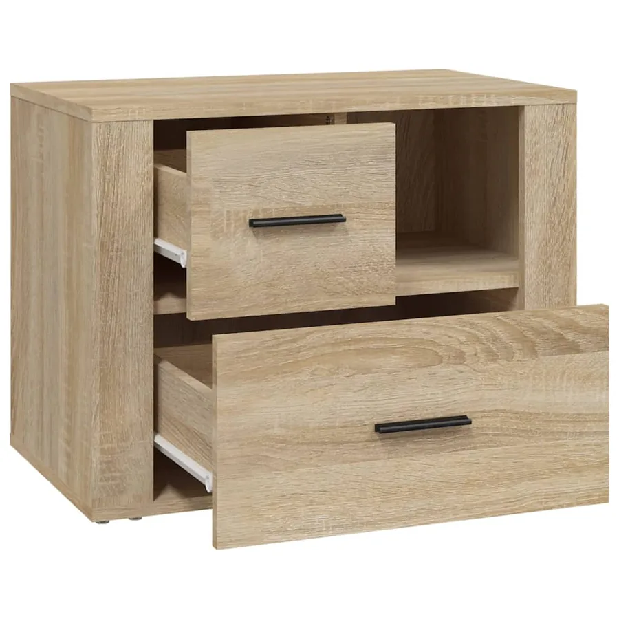 Table de chevet Chêne sonoma 60x36x45 cm Bois d'ingénierie - 7