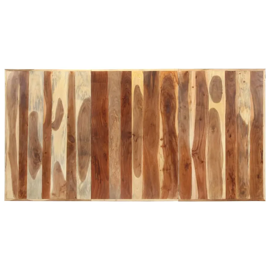 Table de salle à manger 200x100x75 cm Bois avec finition miel - 4