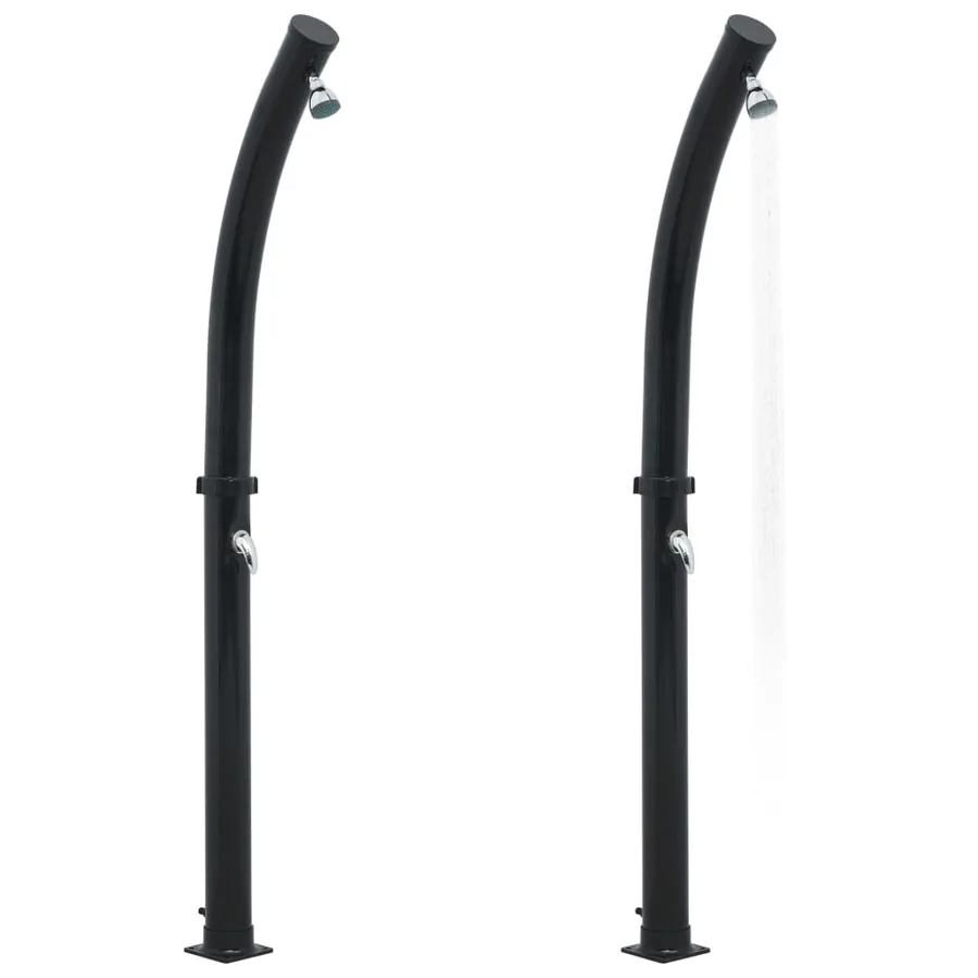 Douche solaire Noir 214 cm 20 L - 3