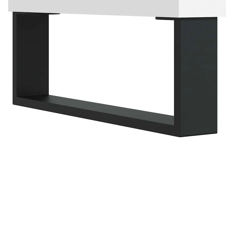 Armoire de salle de bain blanc 80x33x60 cm bois d'ingénierie - 10