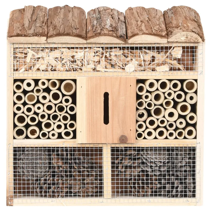 Hôtel à insectes 30x10x30 cm Bois de sapin - 2