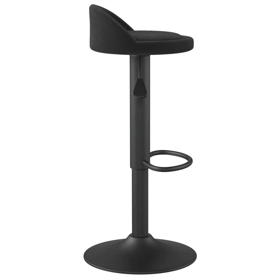 Tabourets de bar lot de 2 Noir Velours - 5