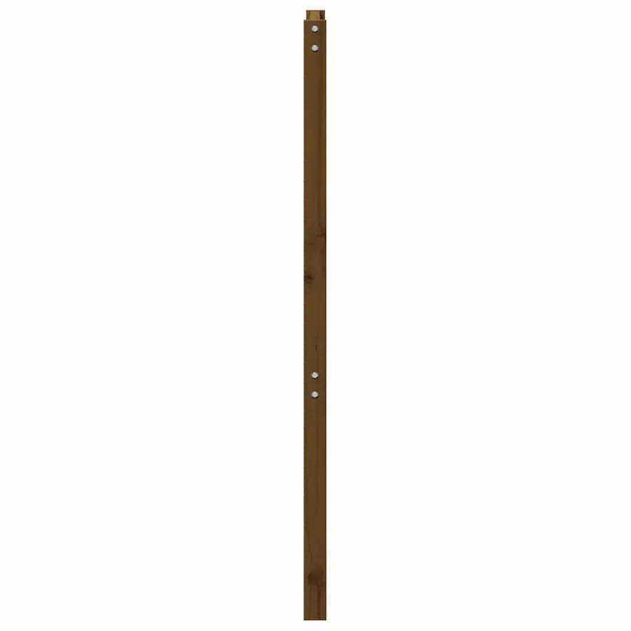 Tête de lit Marron miel 96x4x100 cm Bois massif de pin - 5