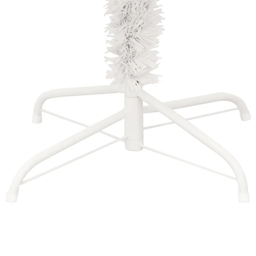 Arbre de Noël hélicoïdal pré-éclairé et support blanc 150cm PVC - 7