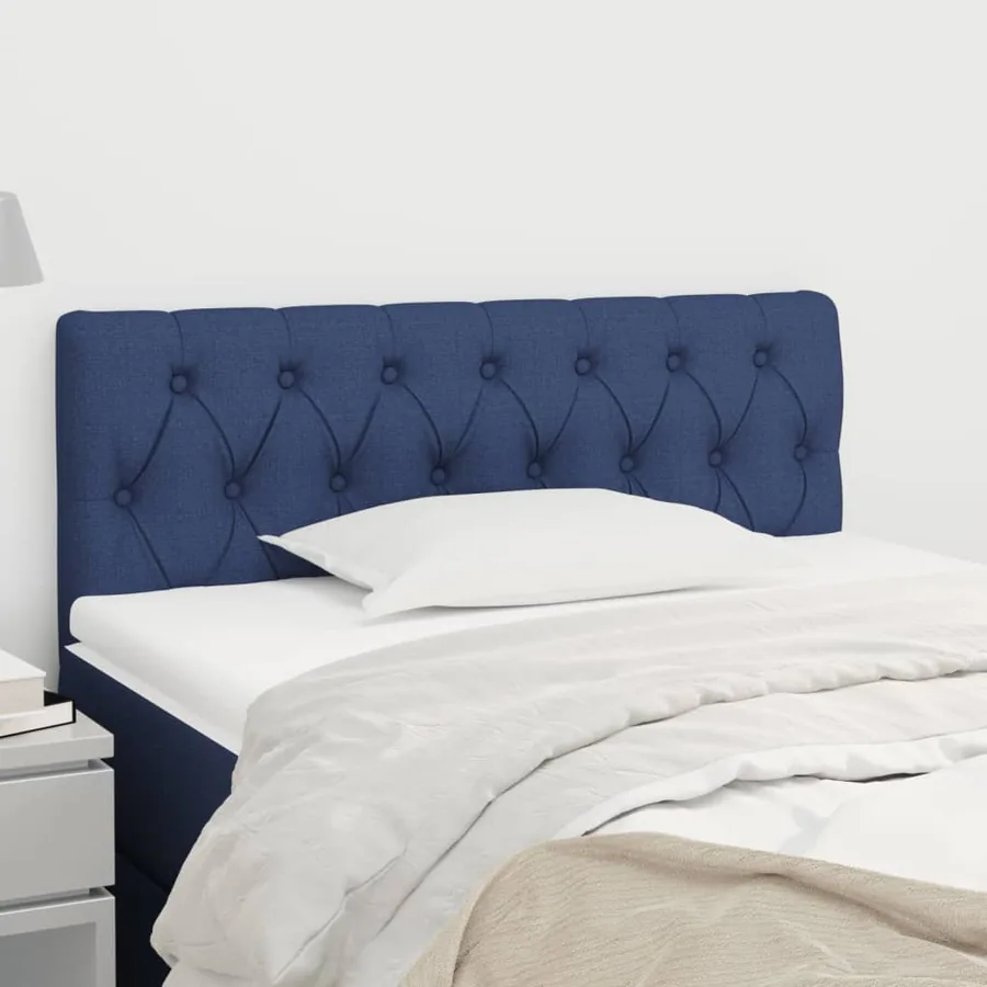 Tête de lit Bleu 100x7x78/88 cm Tissu
