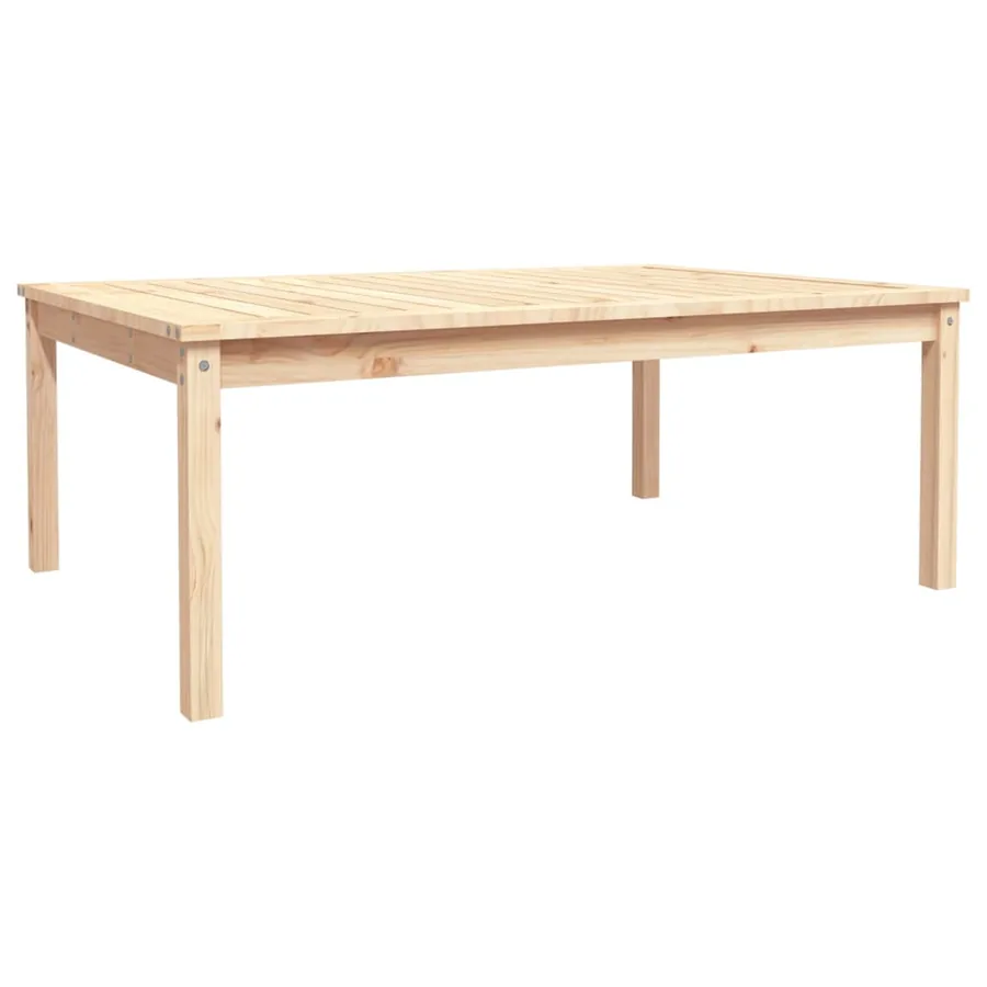 Table de jardin 121x82,5x45 cm bois massif de pin - 2