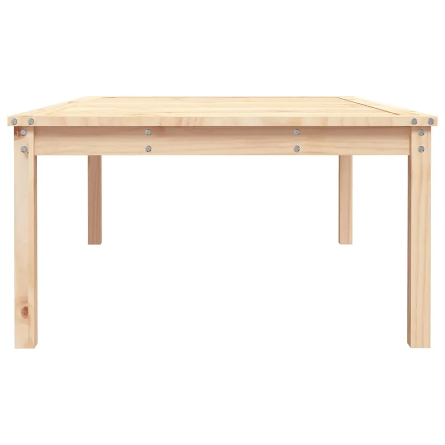 Table de jardin 121x82,5x45 cm bois massif de pin - 6