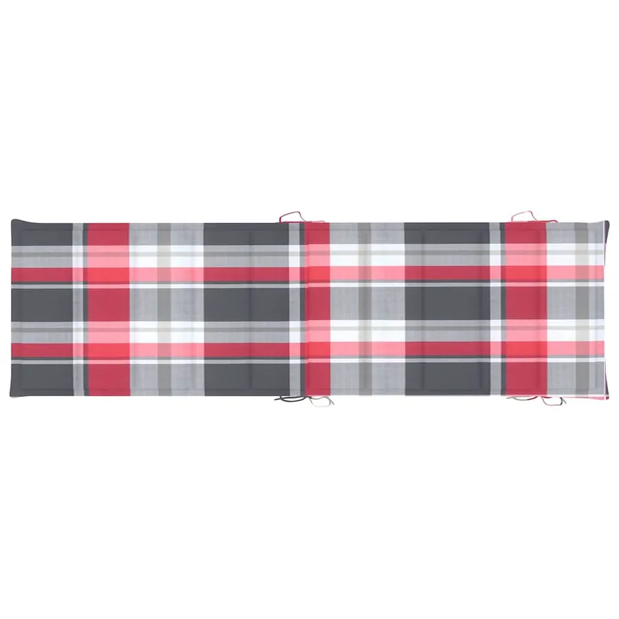 Chaise longue de jardin avec coussin Bois d'acacia solide - 11