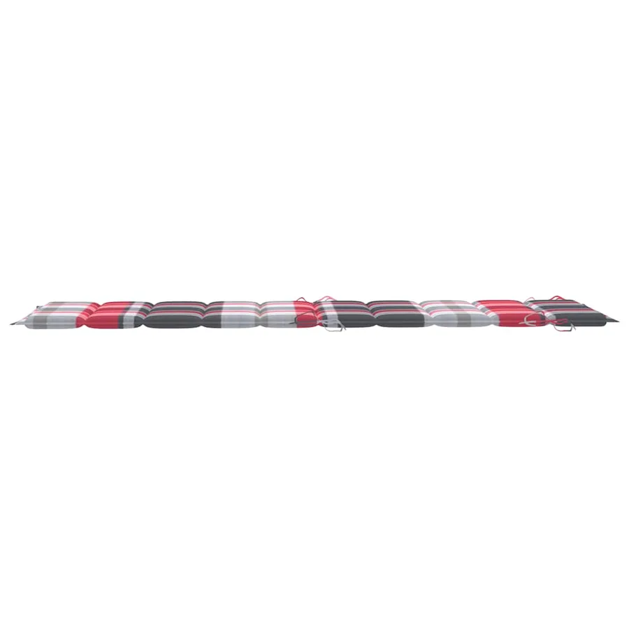 Chaise longue de jardin avec coussin Bois d'acacia solide - 12