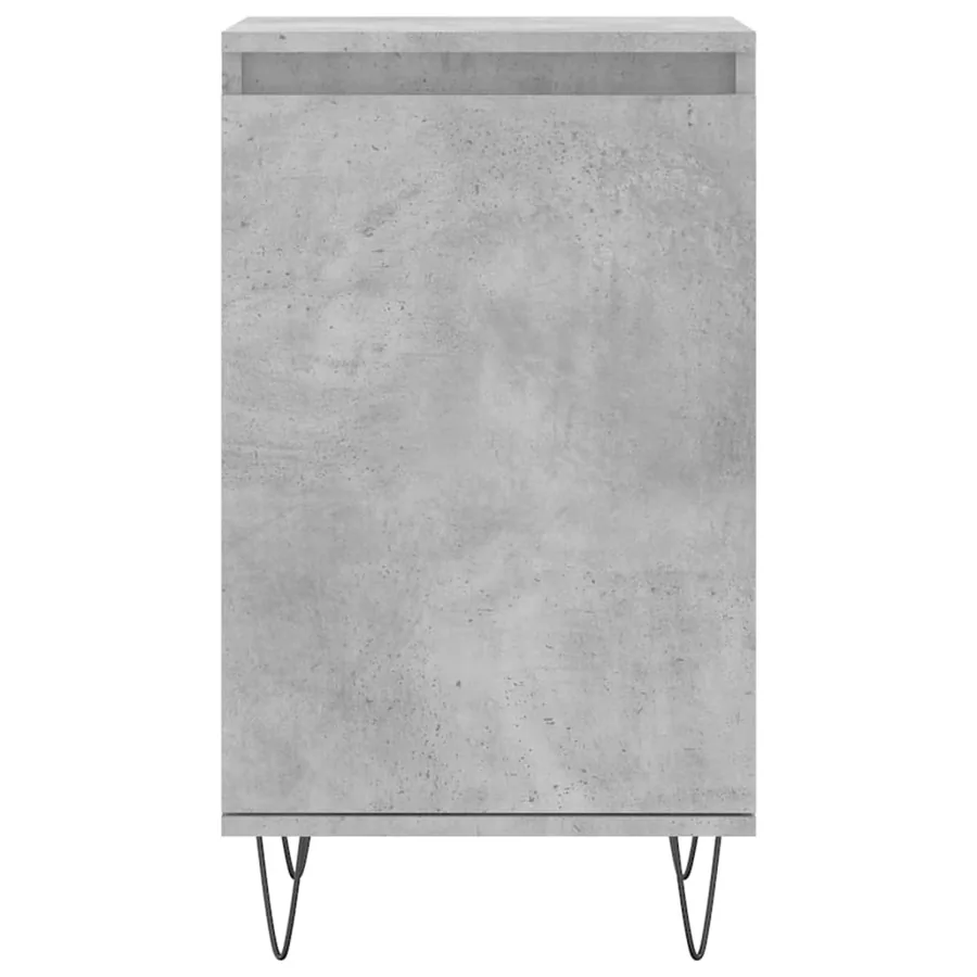 Buffets 2 pcs gris béton 40x35x70 cm bois d'ingénierie - 6
