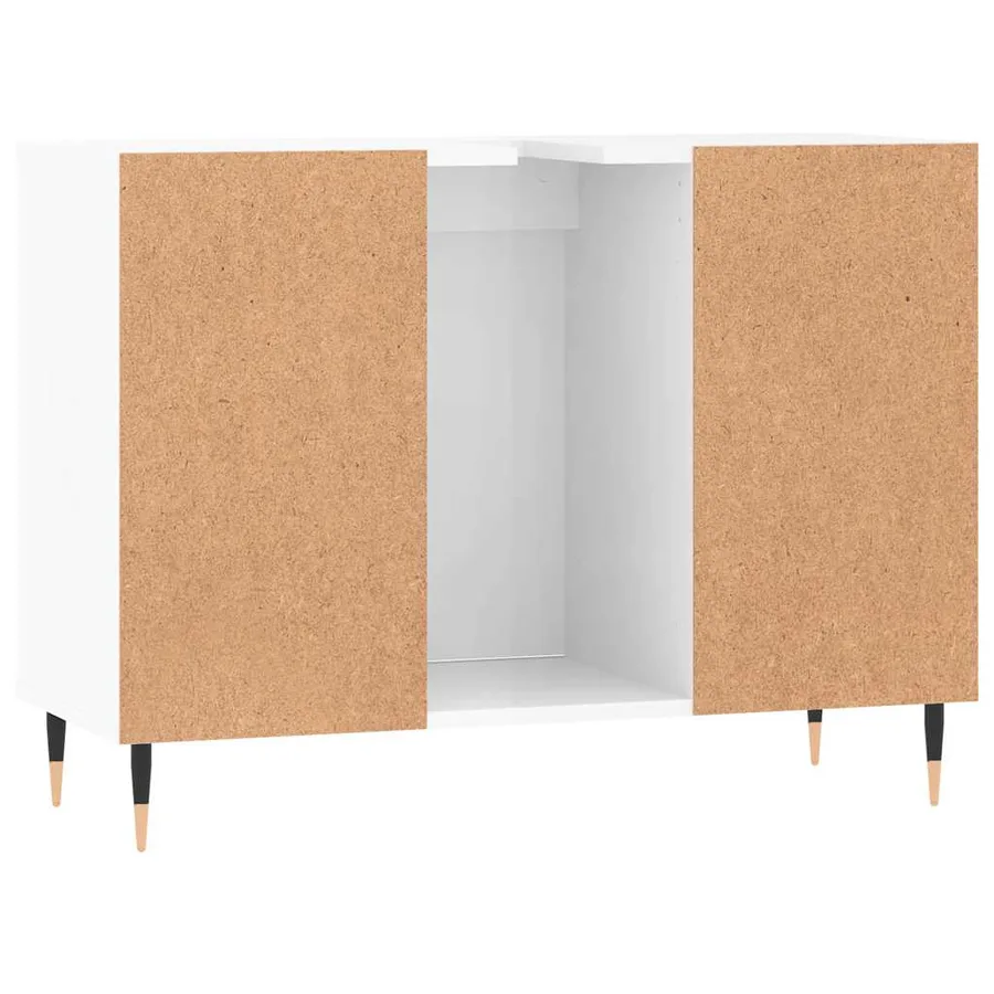 Armoire de salle de bain blanc brillant 80x33x60 cm - 8