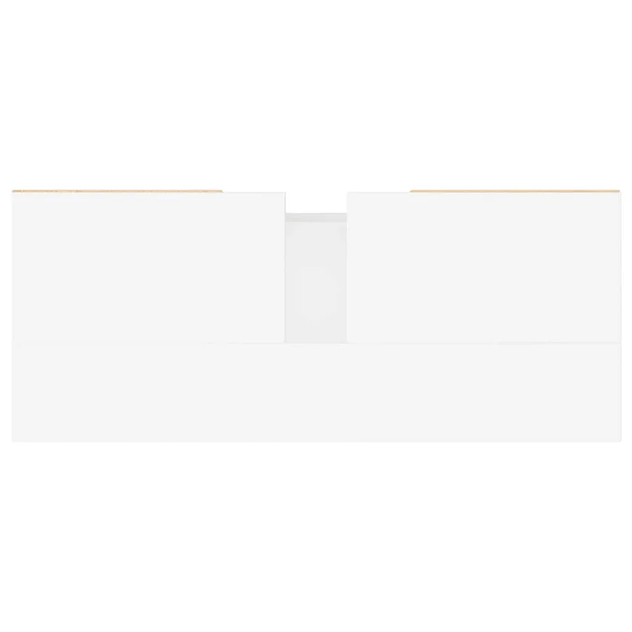 Armoire de salle de bain blanc brillant 80x33x60 cm - 9