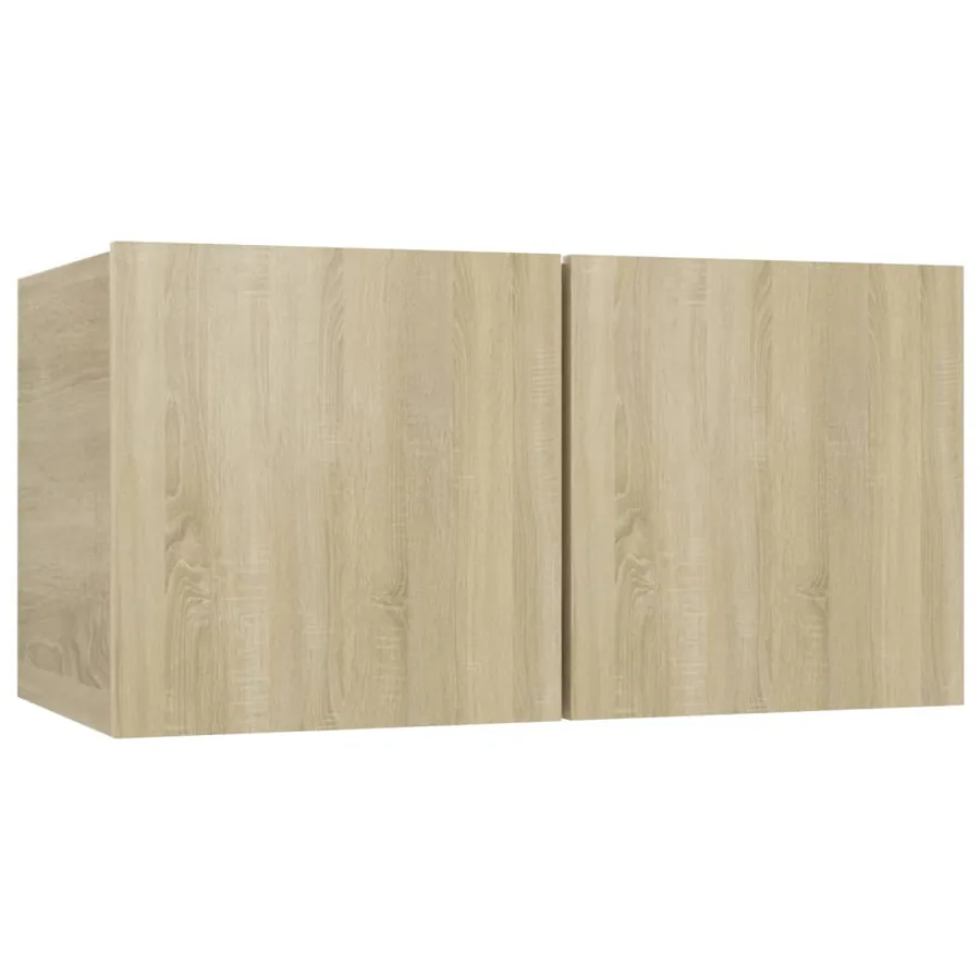 Ensemble de meuble TV 8 pcs Chêne sonoma Bois d'ingénierie - 4