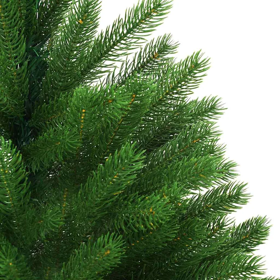 Arbre de Noël artificiel pré-éclairé et boules 240 cm vert - 4
