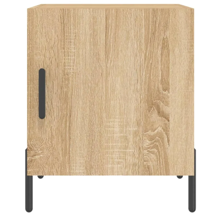 Tables de chevet 2 pcs chêne sonoma 40x40x50 cm bois ingénierie - 6