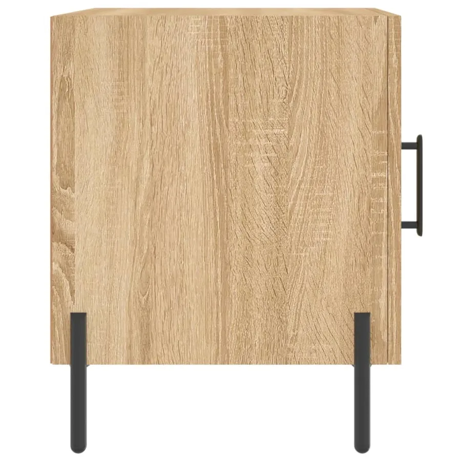 Tables de chevet 2 pcs chêne sonoma 40x40x50 cm bois ingénierie - 7