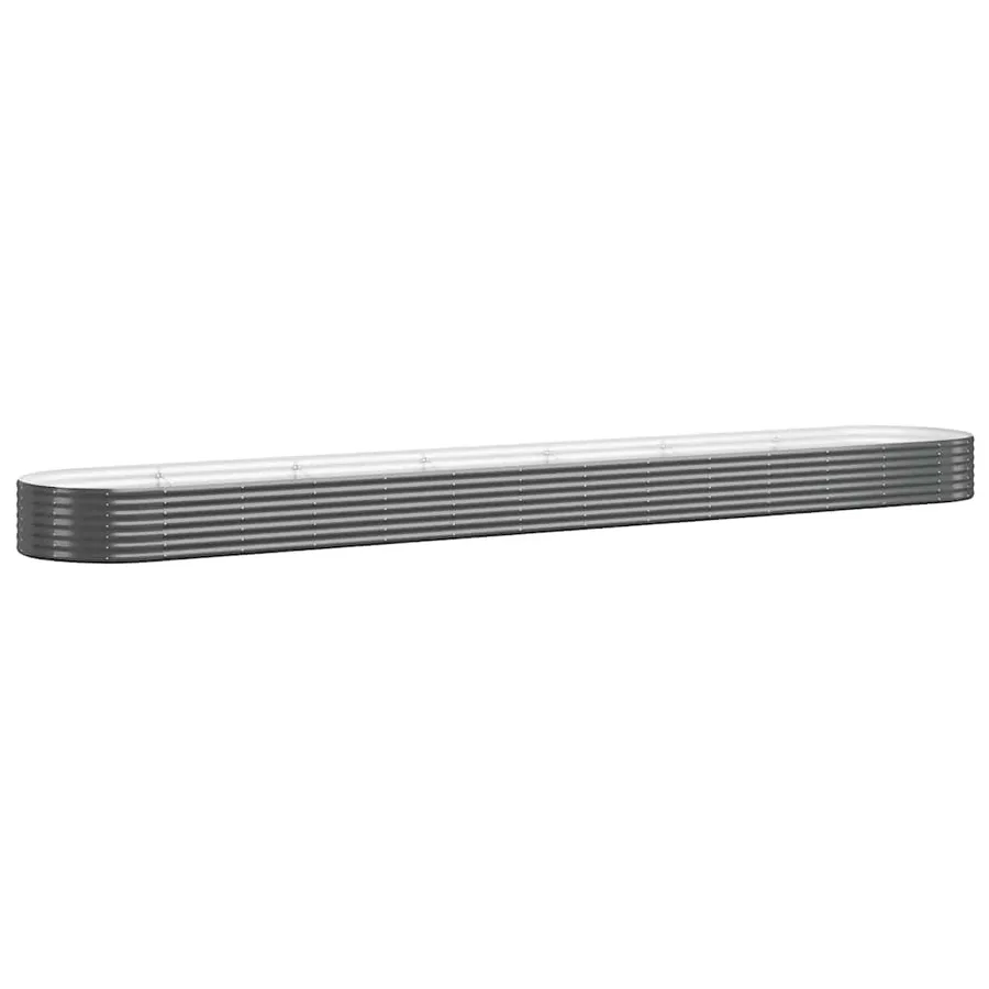 Lit surélevé de jardin Acier galvanisé Anthracite - 2