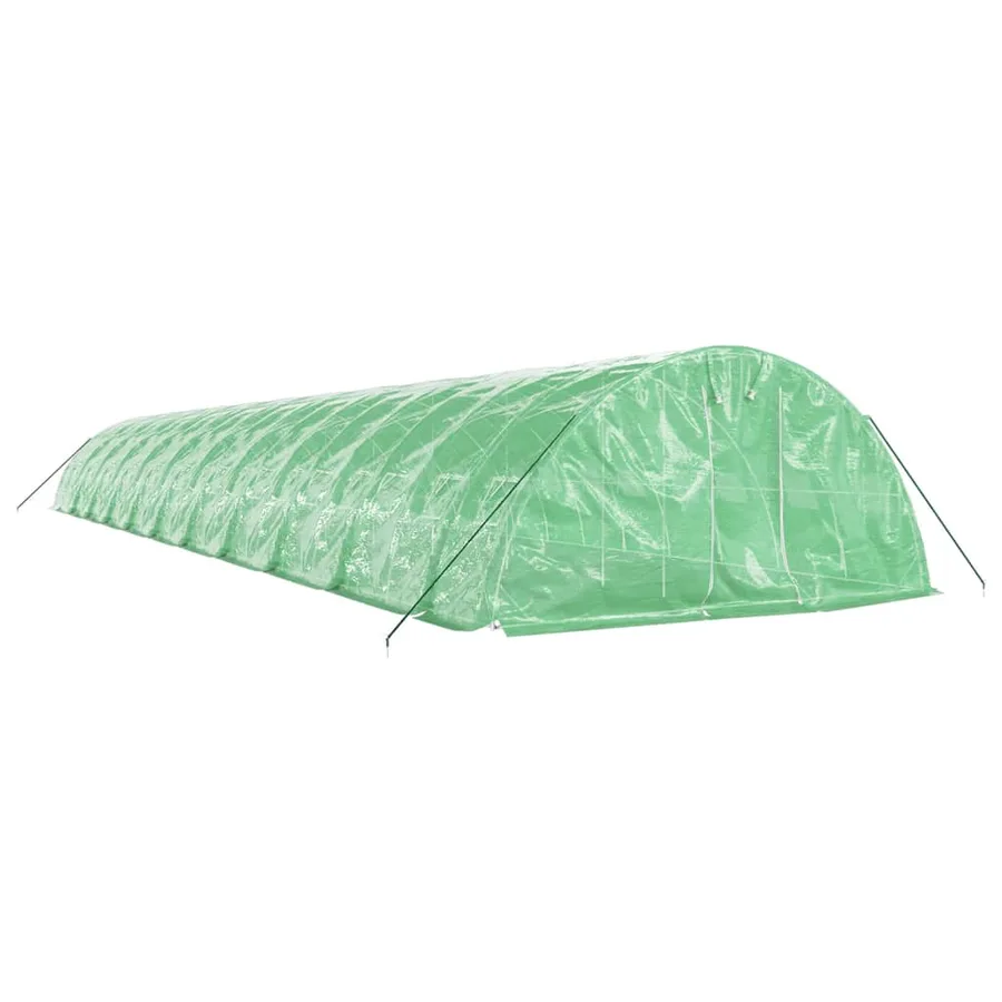 Serre avec cadre en acier vert 110 m² 22x5x2,3 m - 3