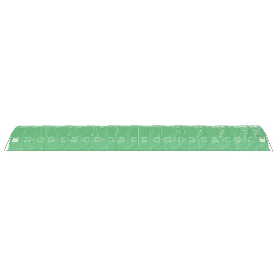 Serre avec cadre en acier vert 110 m² 22x5x2,3 m - 5