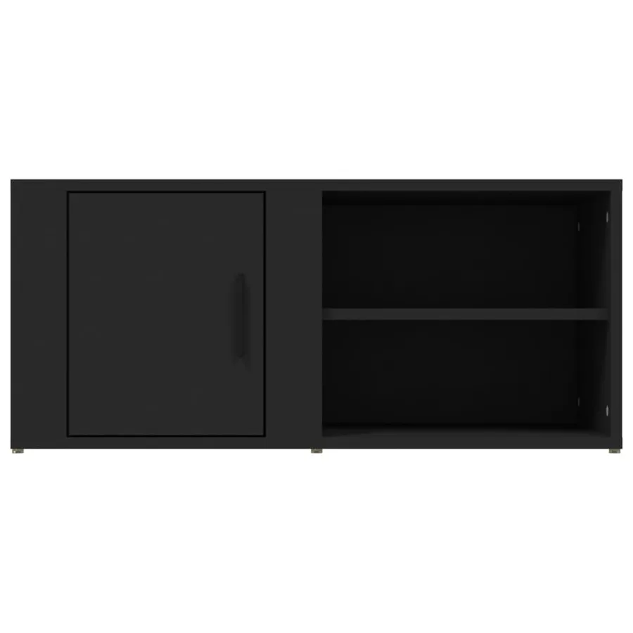 Meubles TV 2 pcs Noir 80x31,5x36 cm Bois d'ingénierie - 6