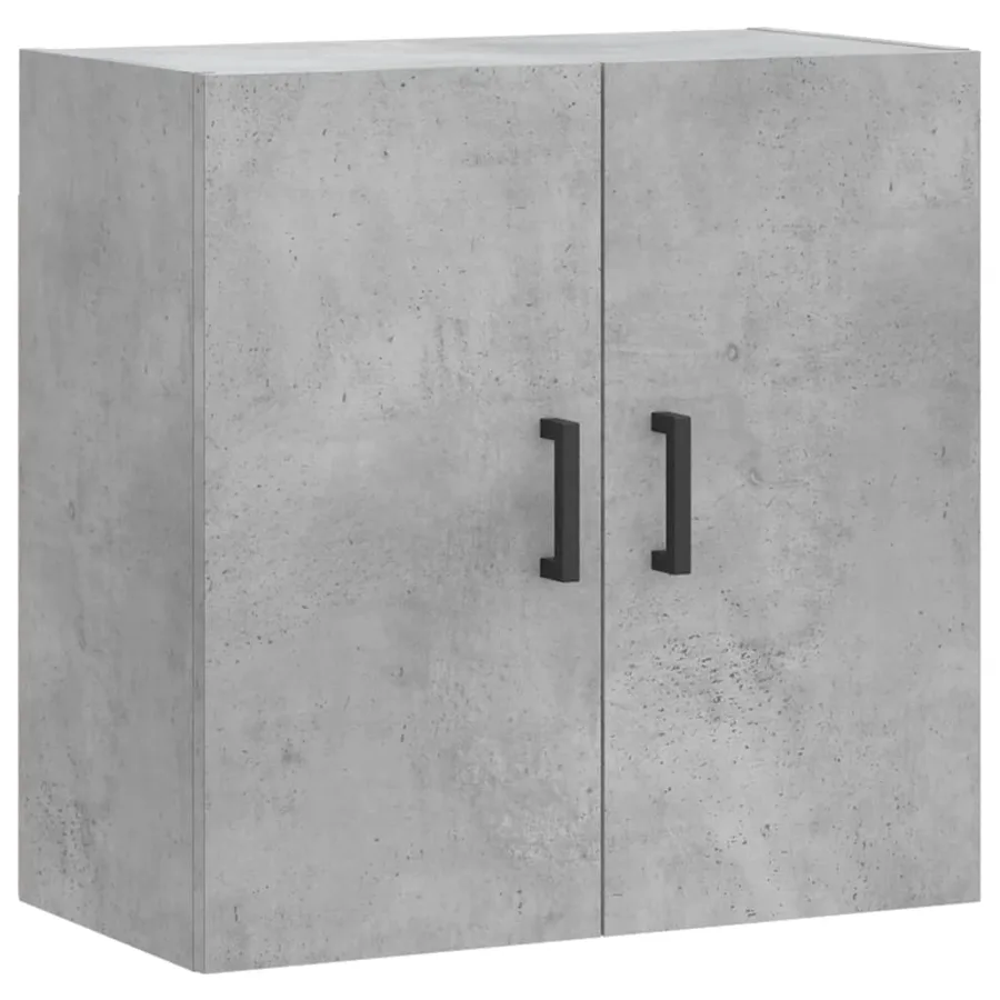 Armoire murale gris béton 60x31x60 cm bois d'ingénierie - 2