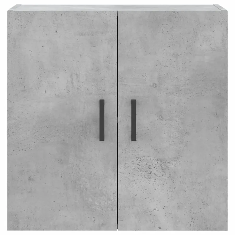 Armoire murale gris béton 60x31x60 cm bois d'ingénierie - 5