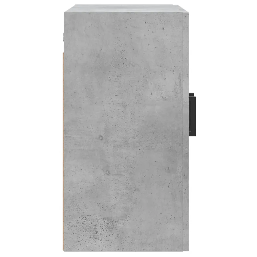 Armoire murale gris béton 60x31x60 cm bois d'ingénierie - 7