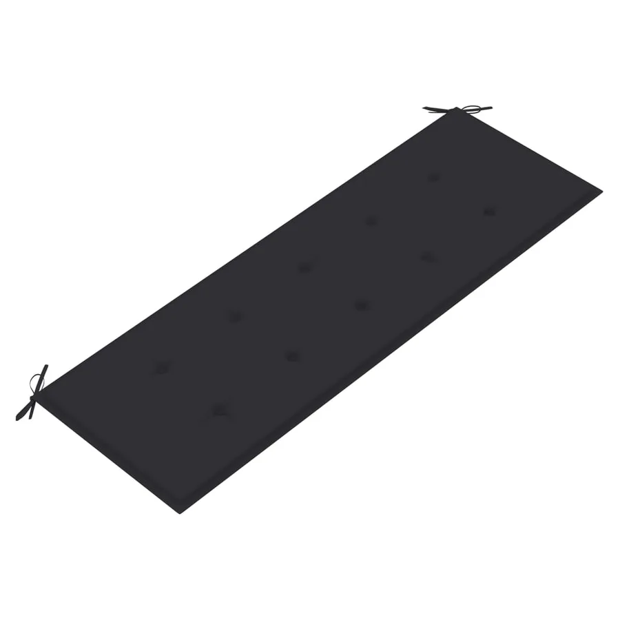 Banc Batavia avec coussin anthracite 150 cm Bois de teck massif - 5