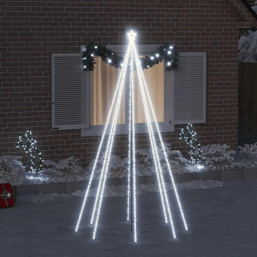 Lumières d'arbre de Noël Intérieur/Extérieur 400 LED 2,5 m