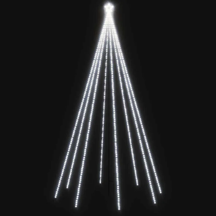 Lumières d'arbre de Noël Intérieur/Extérieur 400 LED 2,5 m - 2