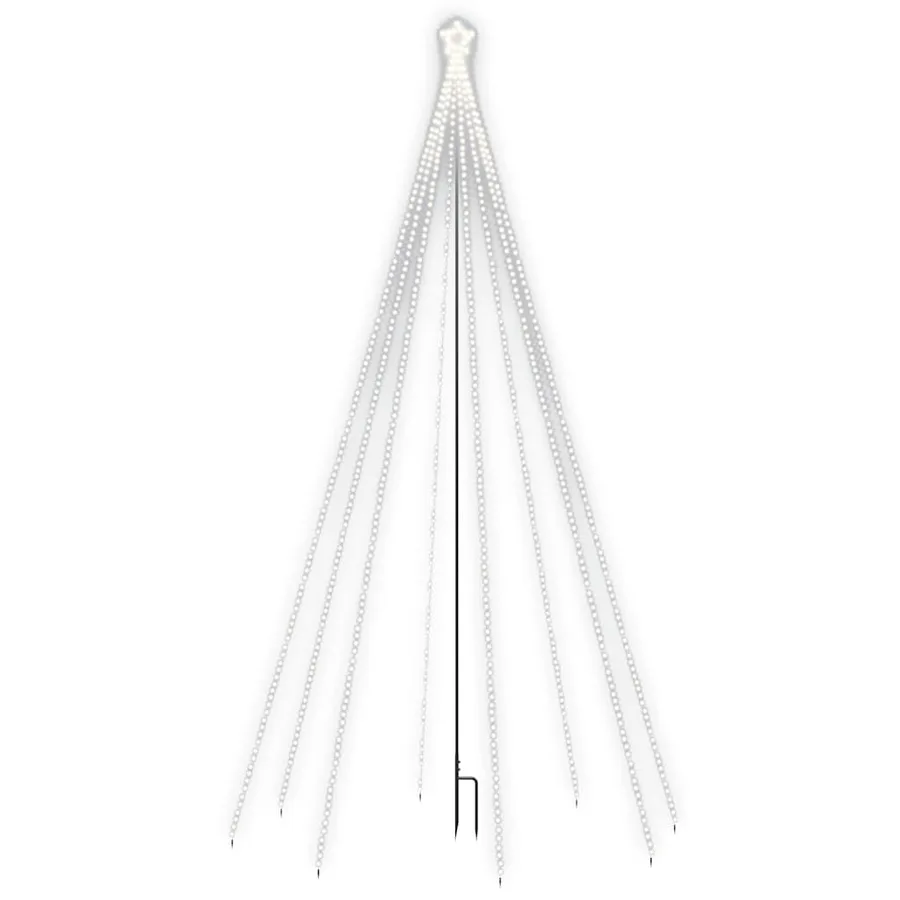 Lumières d'arbre de Noël Intérieur/Extérieur 400 LED 2,5 m - 3