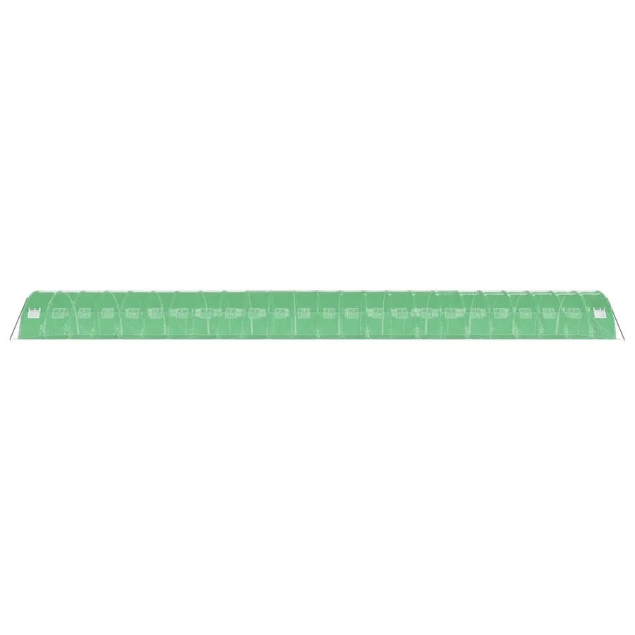 Serre avec cadre en acier vert 96 m² 24x4x2 m - 5
