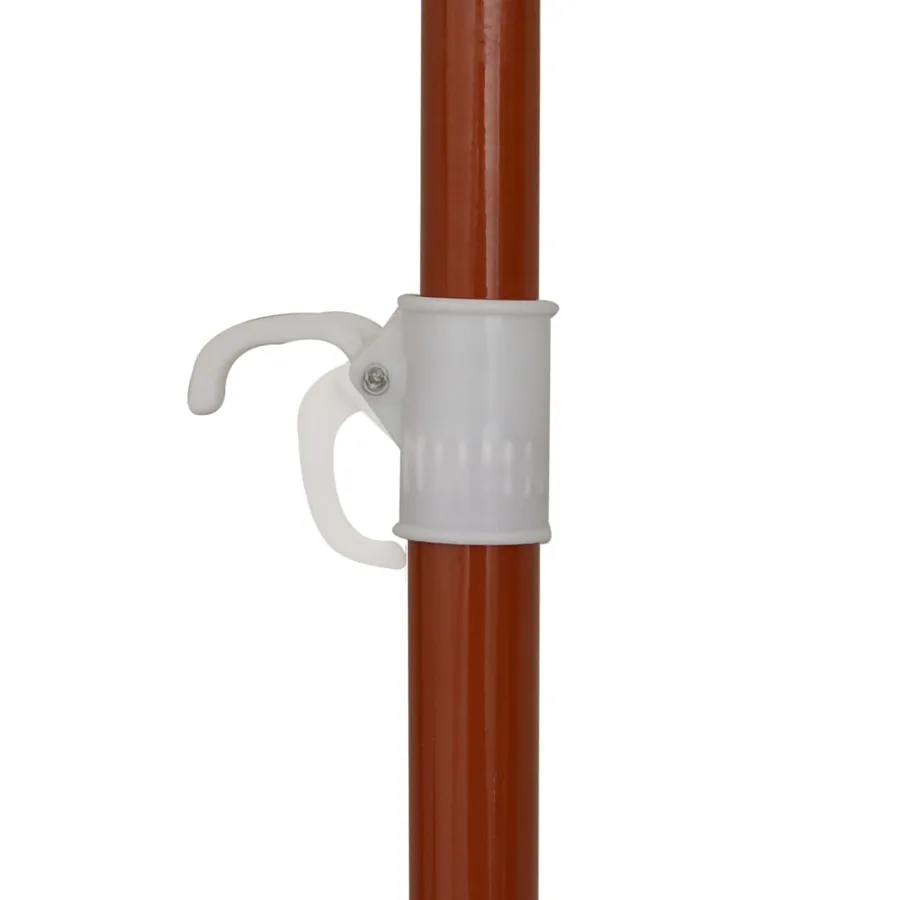 Parasol de jardin avec mât en acier 180 cm anthracite - 3