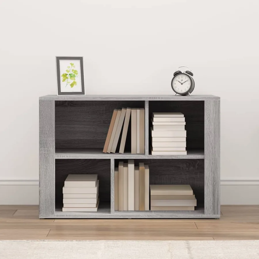 Buffet Sonoma gris 80x30x54 cm Bois d'ingénierie - 3