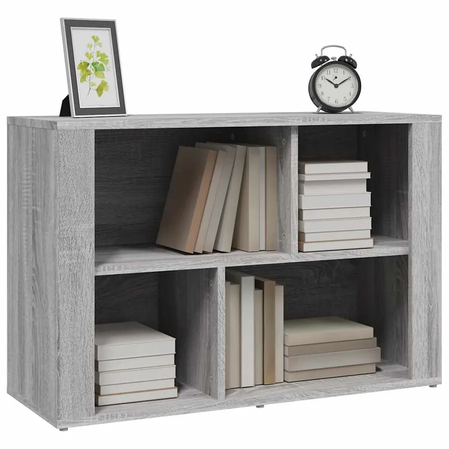 Buffet Sonoma gris 80x30x54 cm Bois d'ingénierie - 4