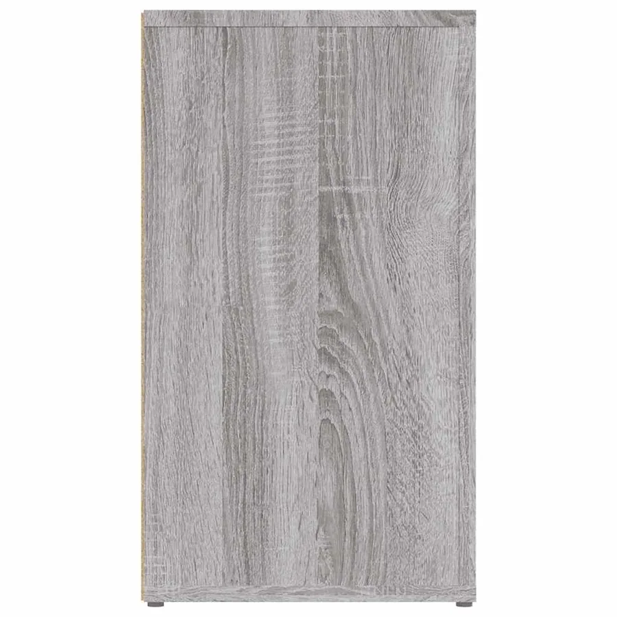 Buffet Sonoma gris 80x30x54 cm Bois d'ingénierie - 6