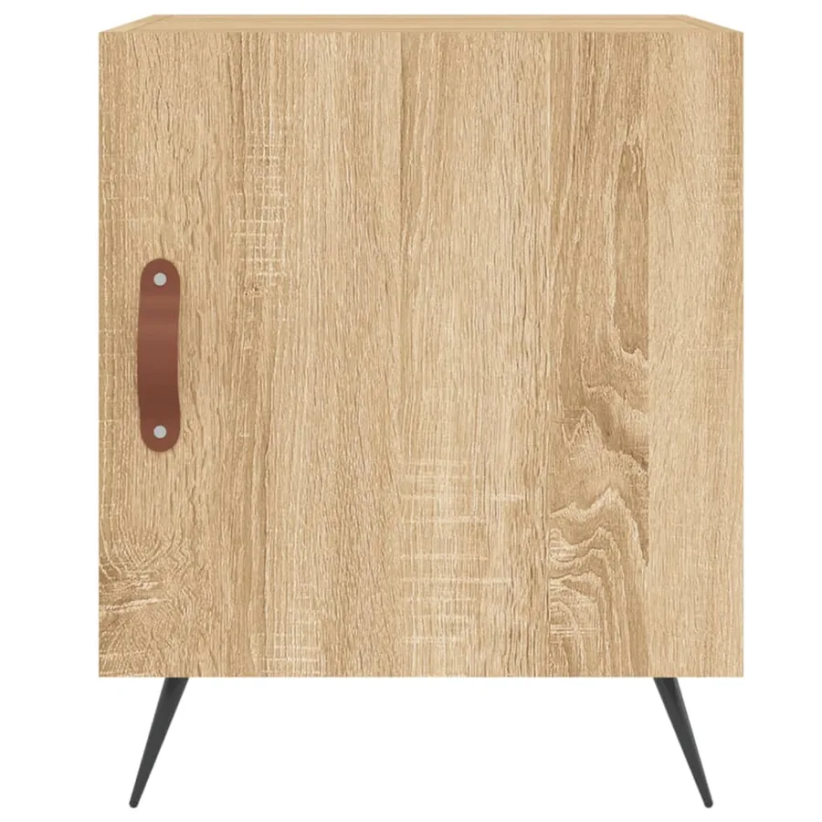 Tables de chevet 2 pcs chêne sonoma 40x40x50 cm bois ingénierie - 6