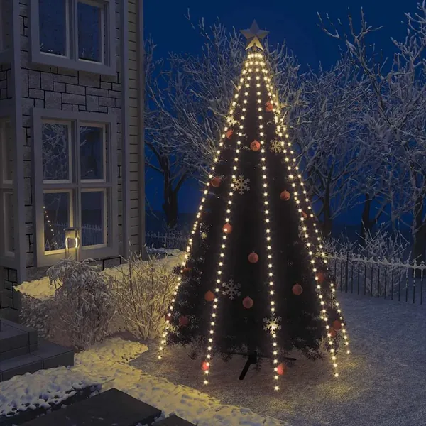 Guirlande lumineuse filet d'arbre de Noël 400 LED 400 cm