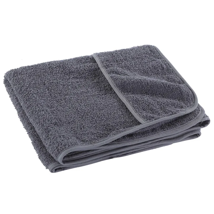 Serviettes de plage 6 pcs anthracite 60x135 cm tissu 400 GSM - 5