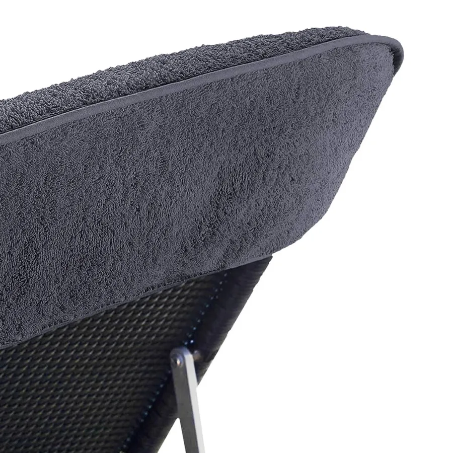 Serviettes de plage 6 pcs anthracite 60x135 cm tissu 400 GSM - 7