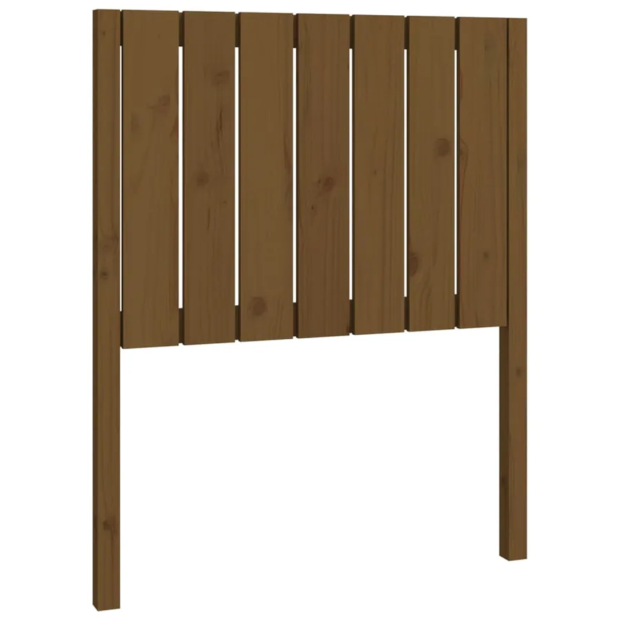 Tête de lit Marron miel 80,5x4x100 cm Bois massif de pin - 2