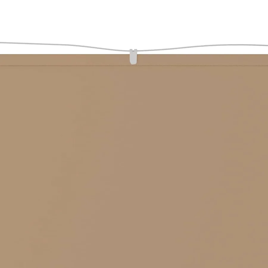Auvent vertical Taupe 60x1200 cm Tissu oxford - 3